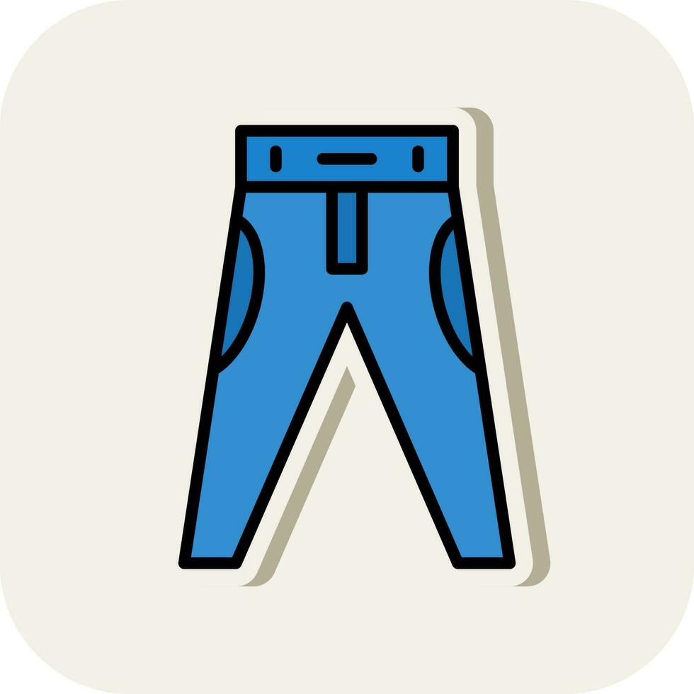 diseño de icono de vector de pantalones