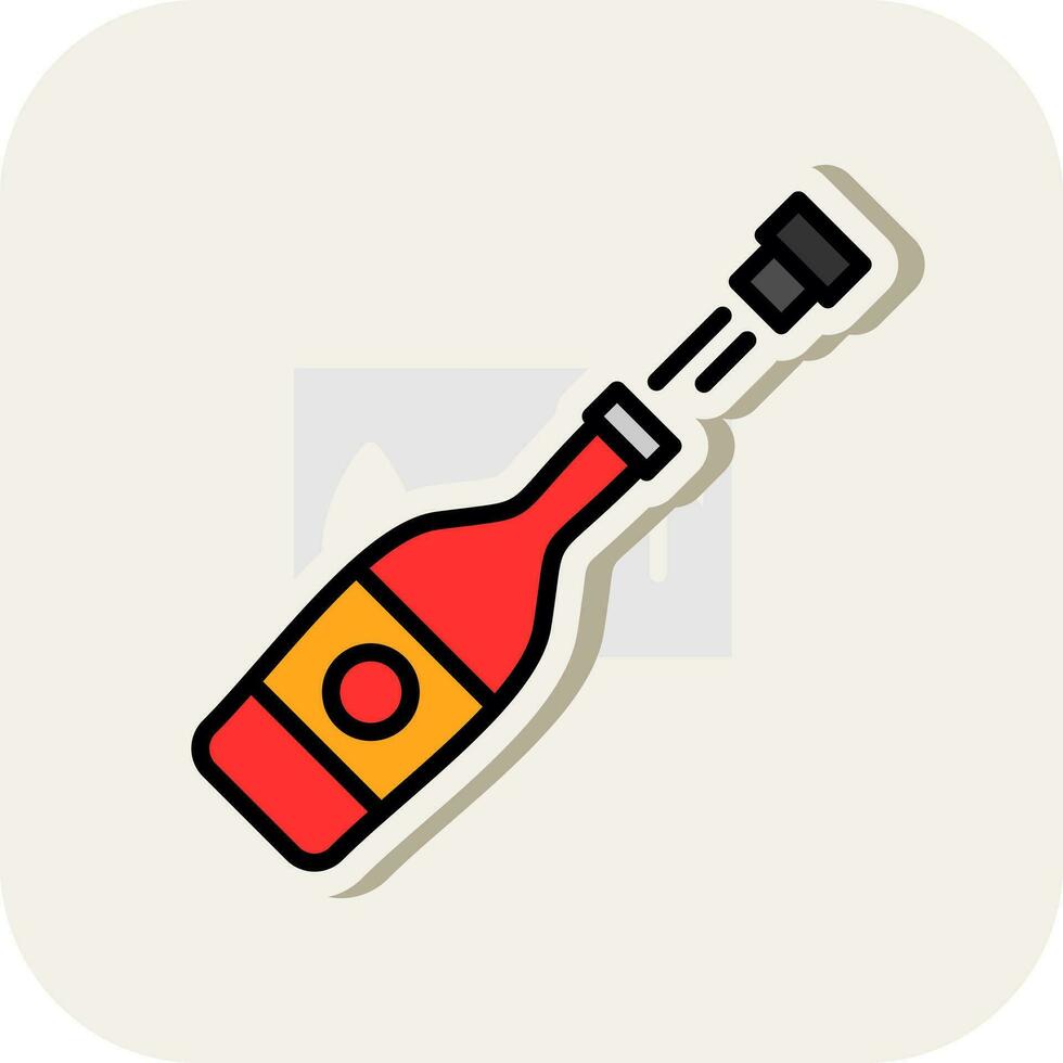 Champagne Vector Icon Design