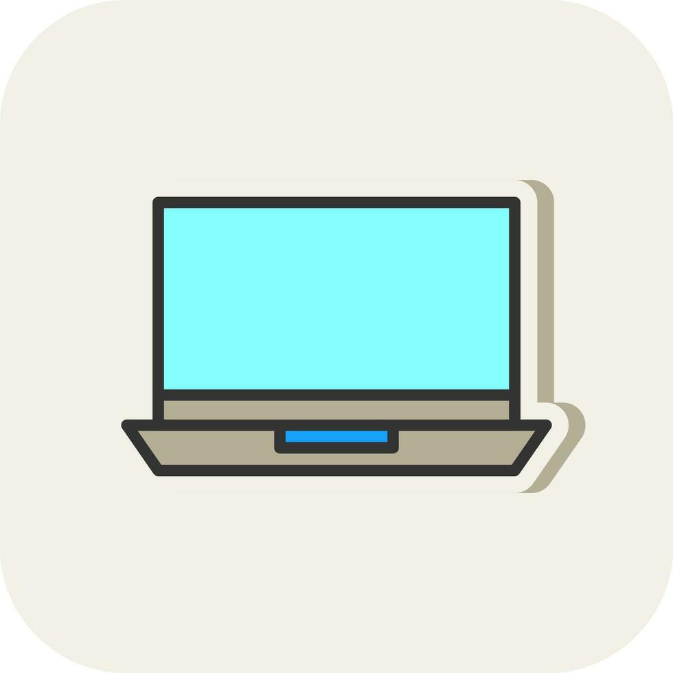 Laptop Vector Icon Design