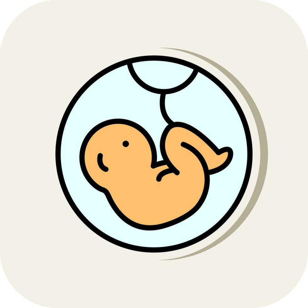 Embryo Vector Icon Design