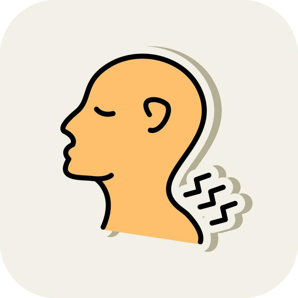 Neck Vector Icon Design