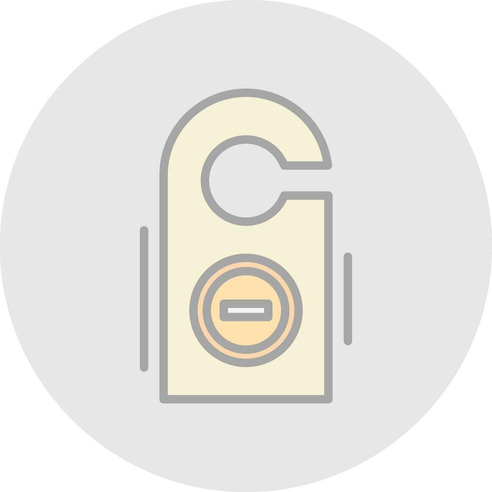 Do not disturb Vector Icon Design