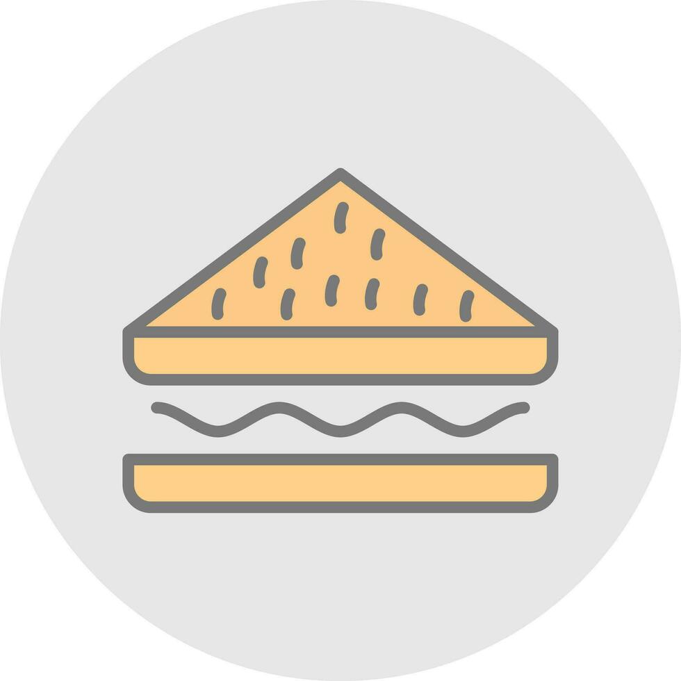 diseño de icono de vector de sándwich