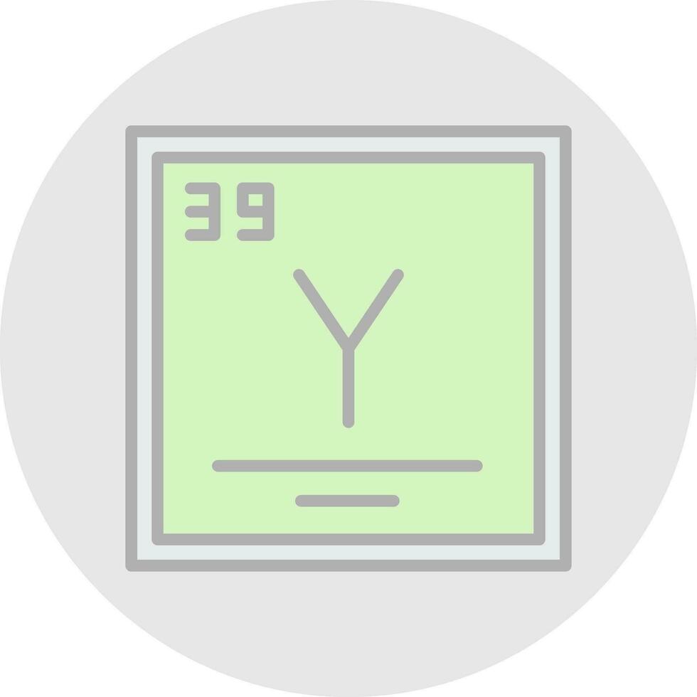 Yttrium Vector Icon Design