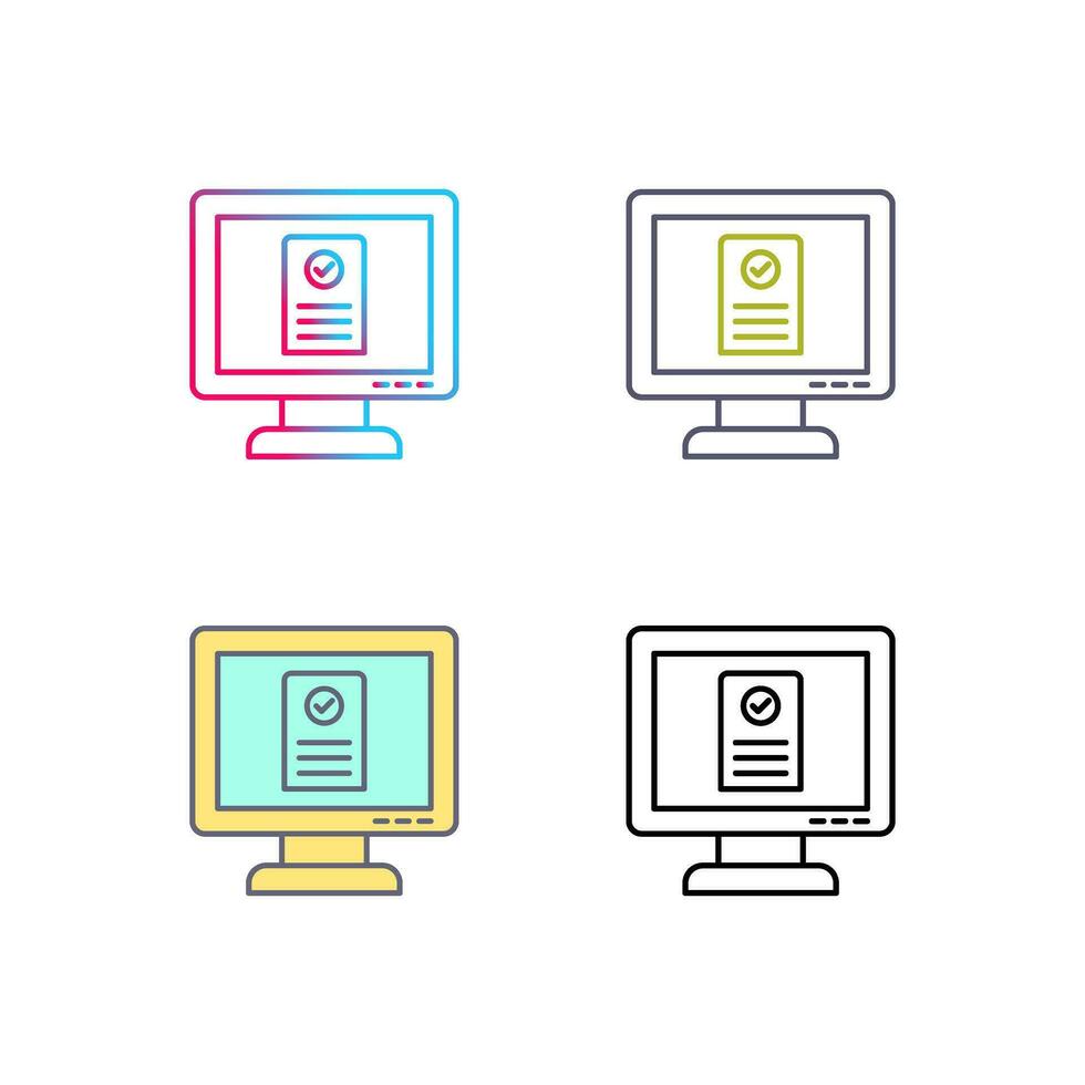 Online appointment Vector Icon