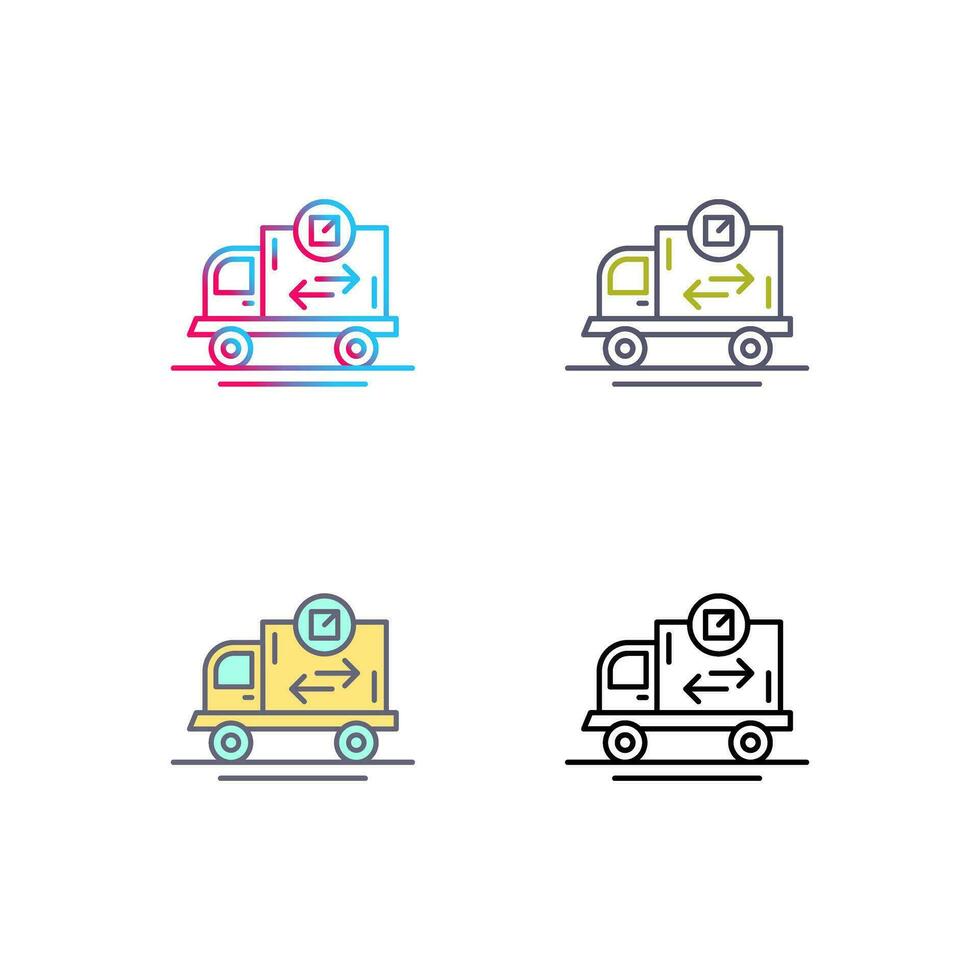 Delivery Truck Vector Icon