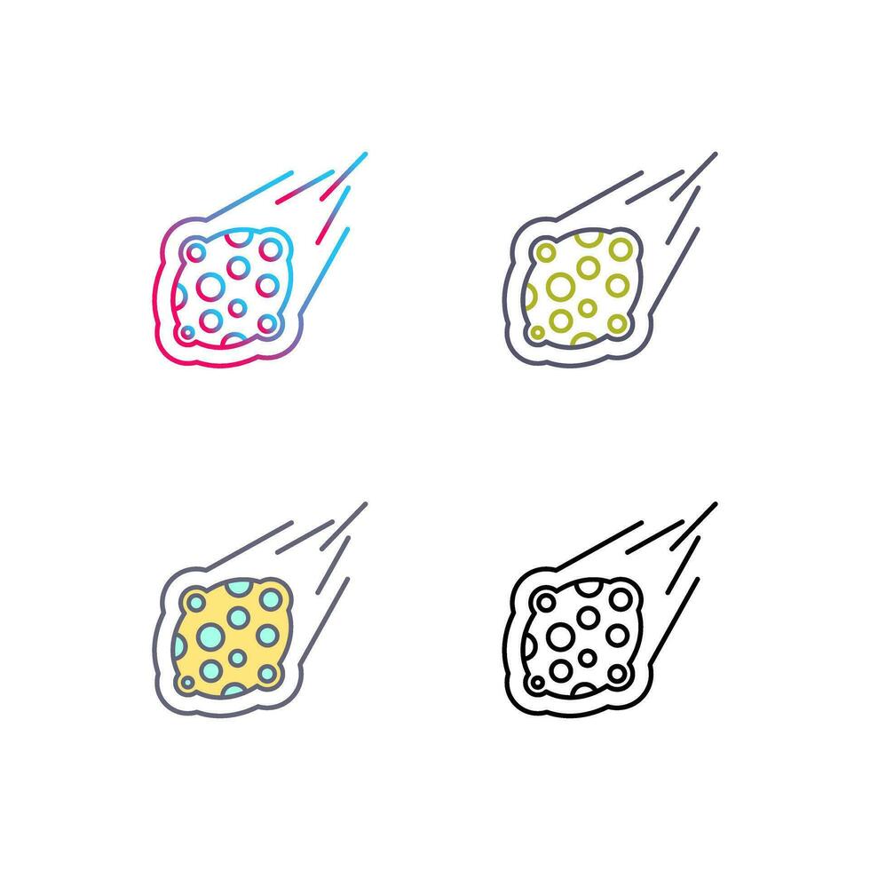 Meteorite Vector Icon