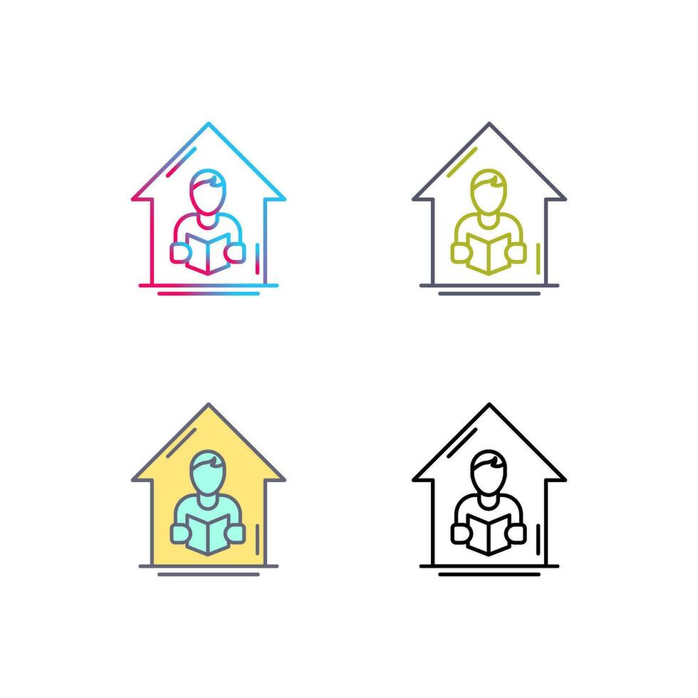Home Learning Vector Icon