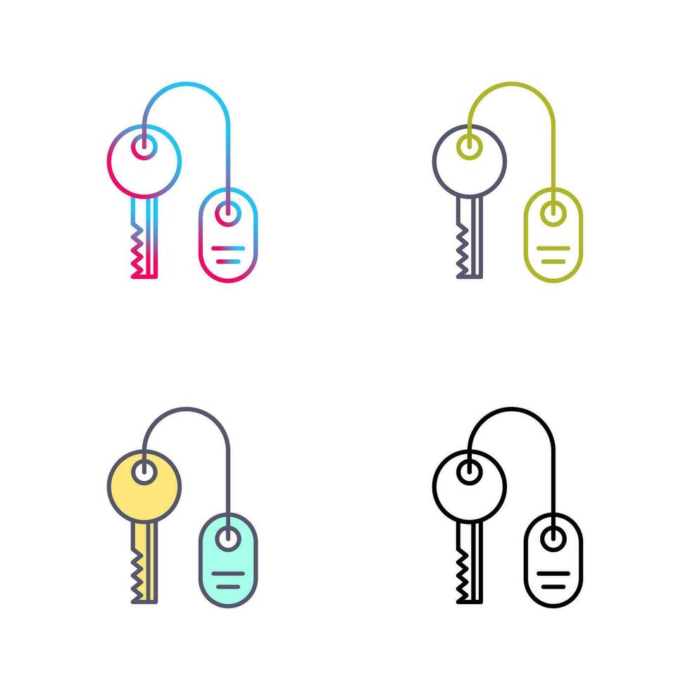 Room key Vector Icon