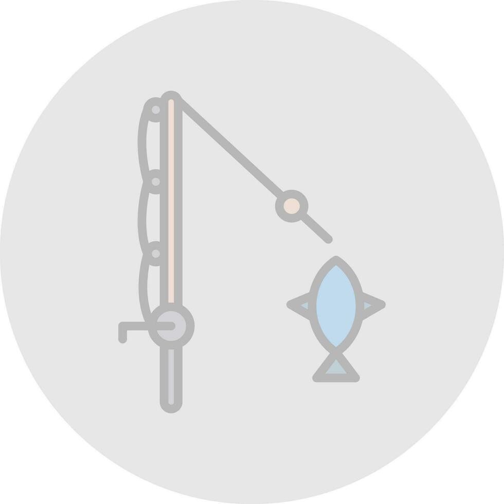 Fishing Vector Icon Design