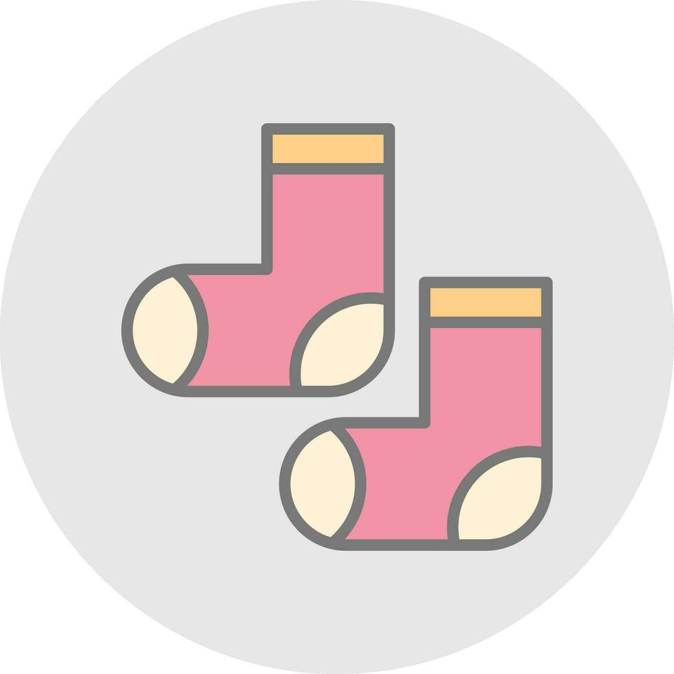 Socks Vector Icon Design