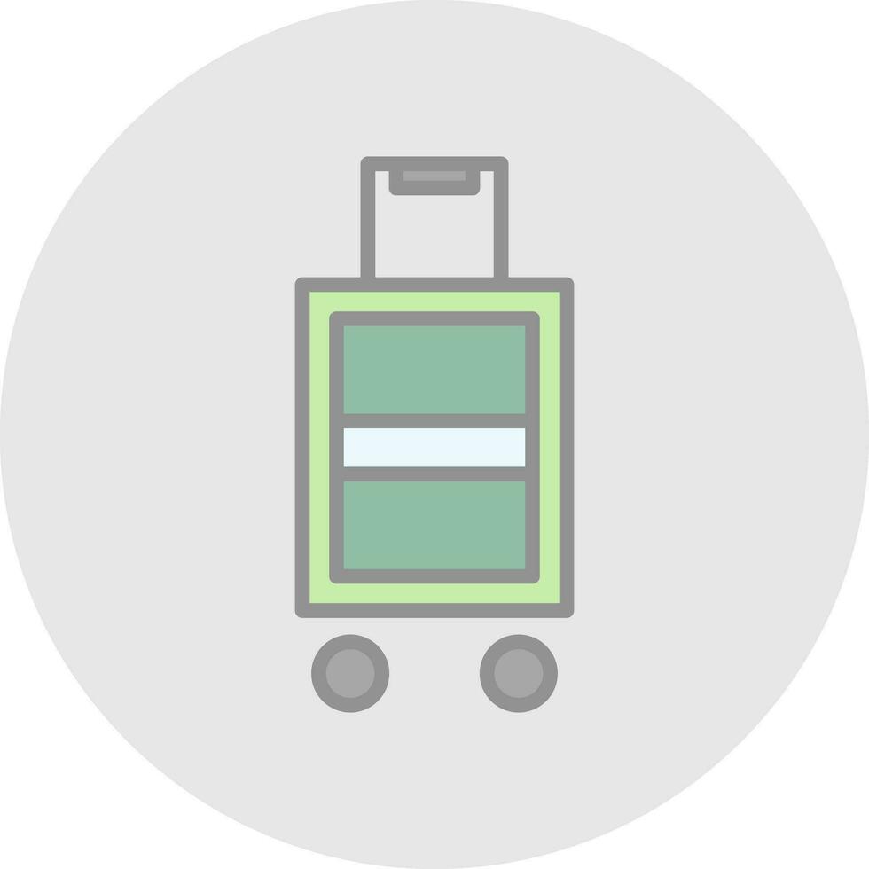 Luggage Vector Icon Design
