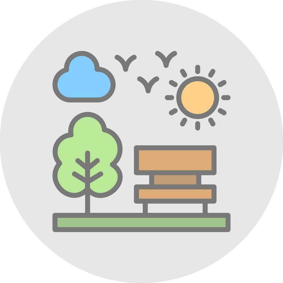 Park Vector Icon Design