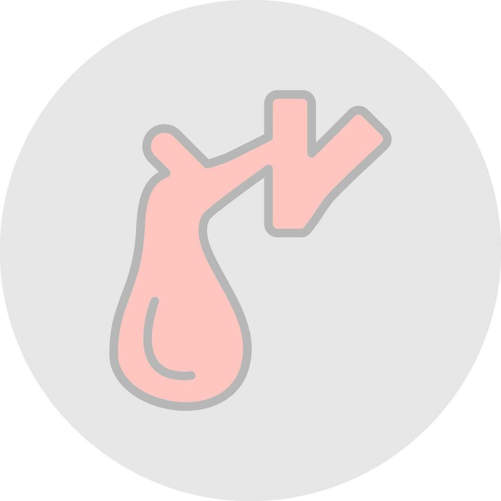Gallbladder Vector Icon Design