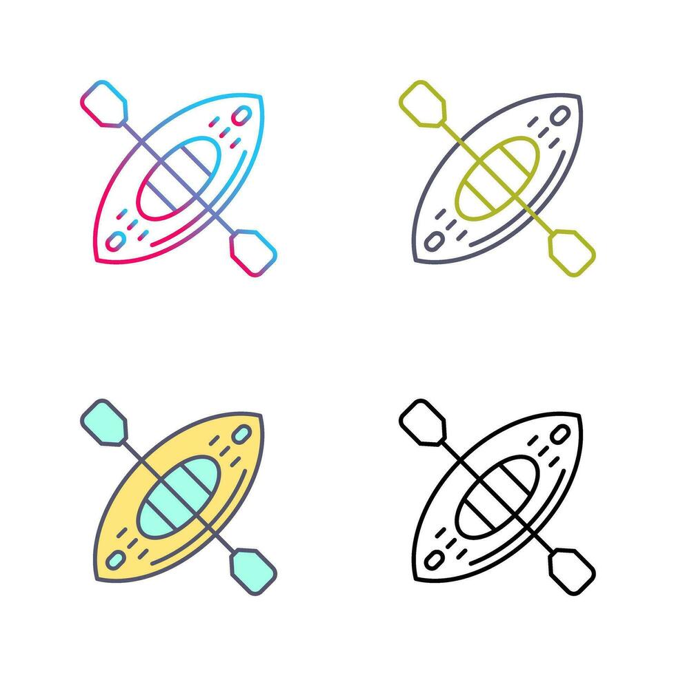 Kayak Vector Icon