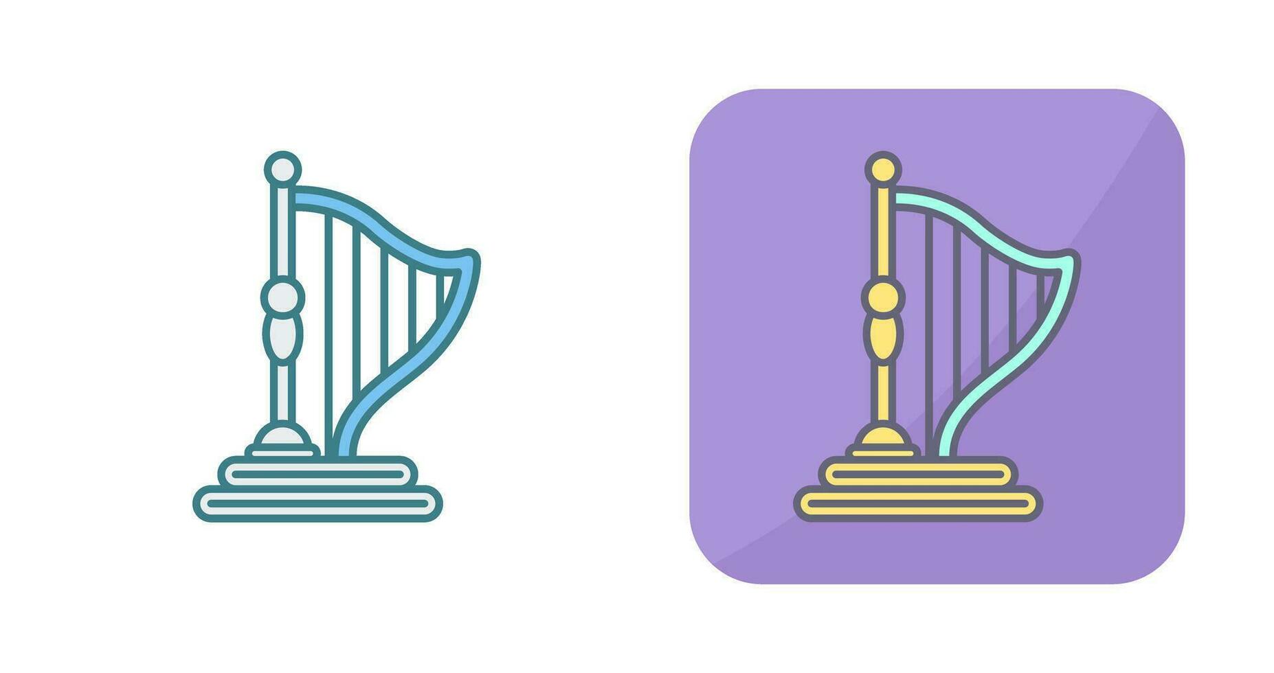 Harp Vector Icon