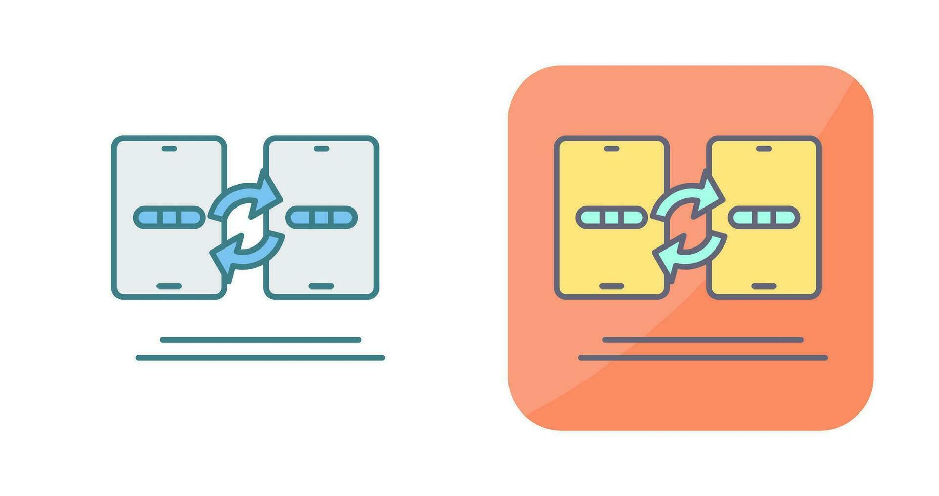 Data Transfer Vector Icon