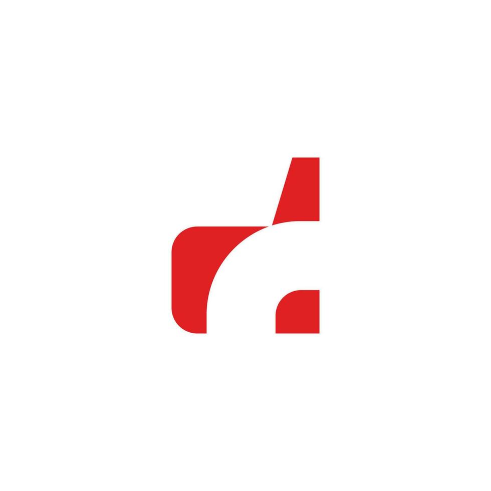 letter dc negative space logo vector