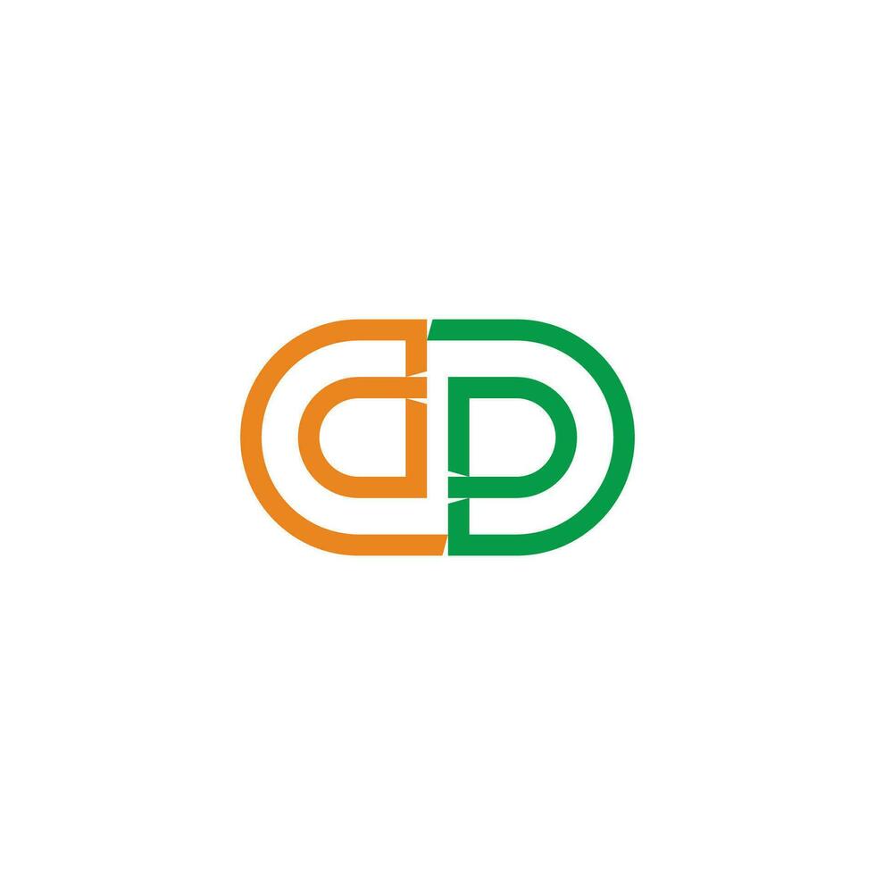 letter pd capsule medical health symbol logo vector