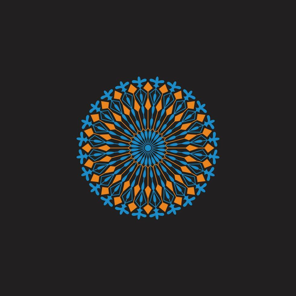 swirl colorful motion objects rotate symbol decor vector