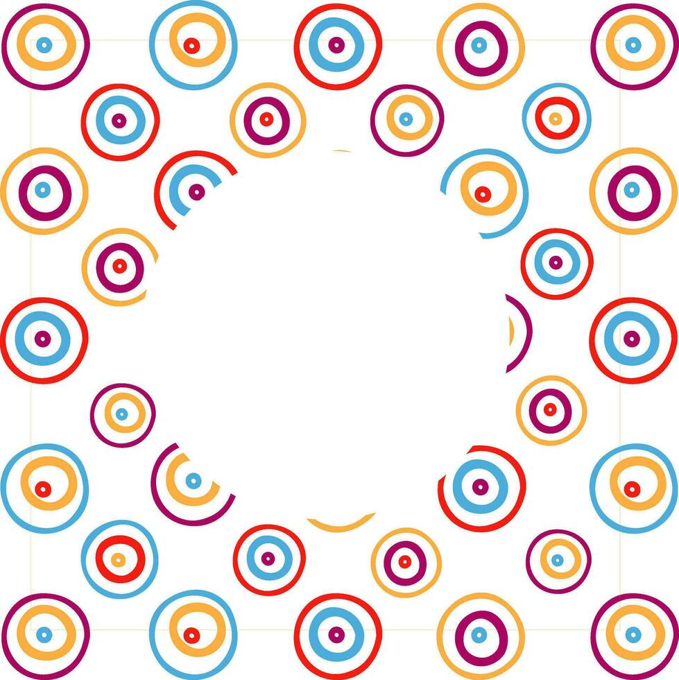 Colorful circular abstract background with space for your text. vector