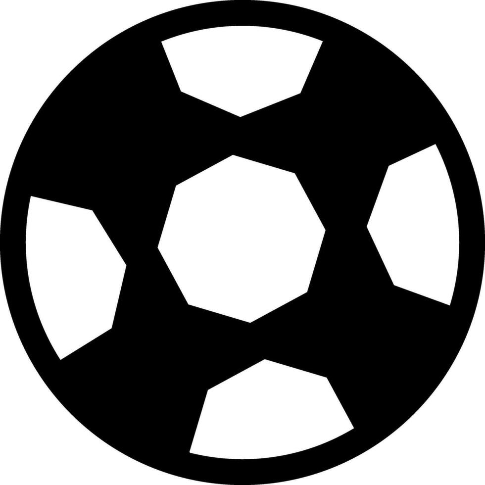 Flat illustration of a ball. vector