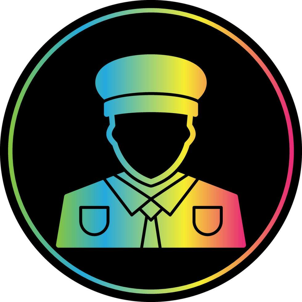 Captain Vector Icon Design