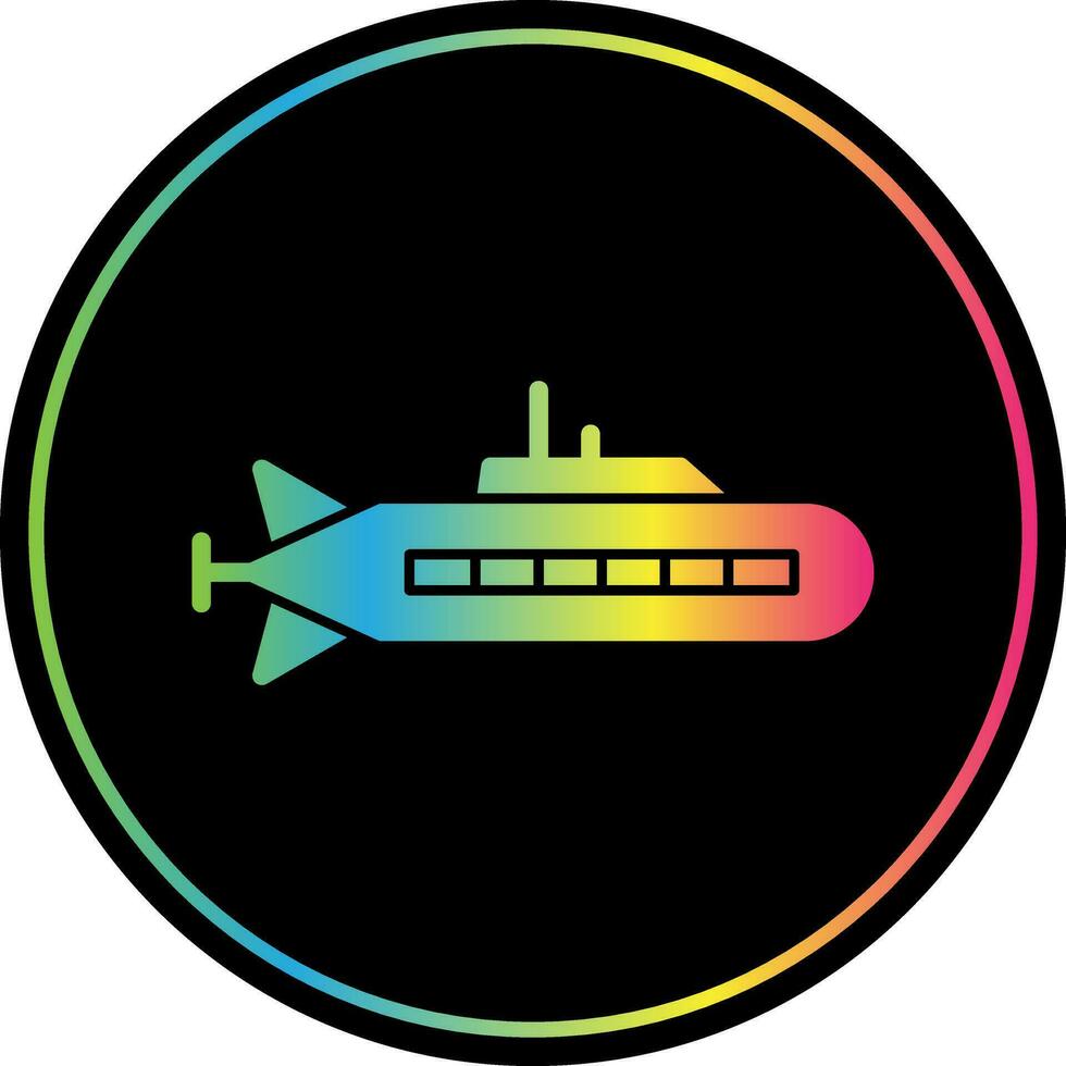 Submarine Vector Icon Design