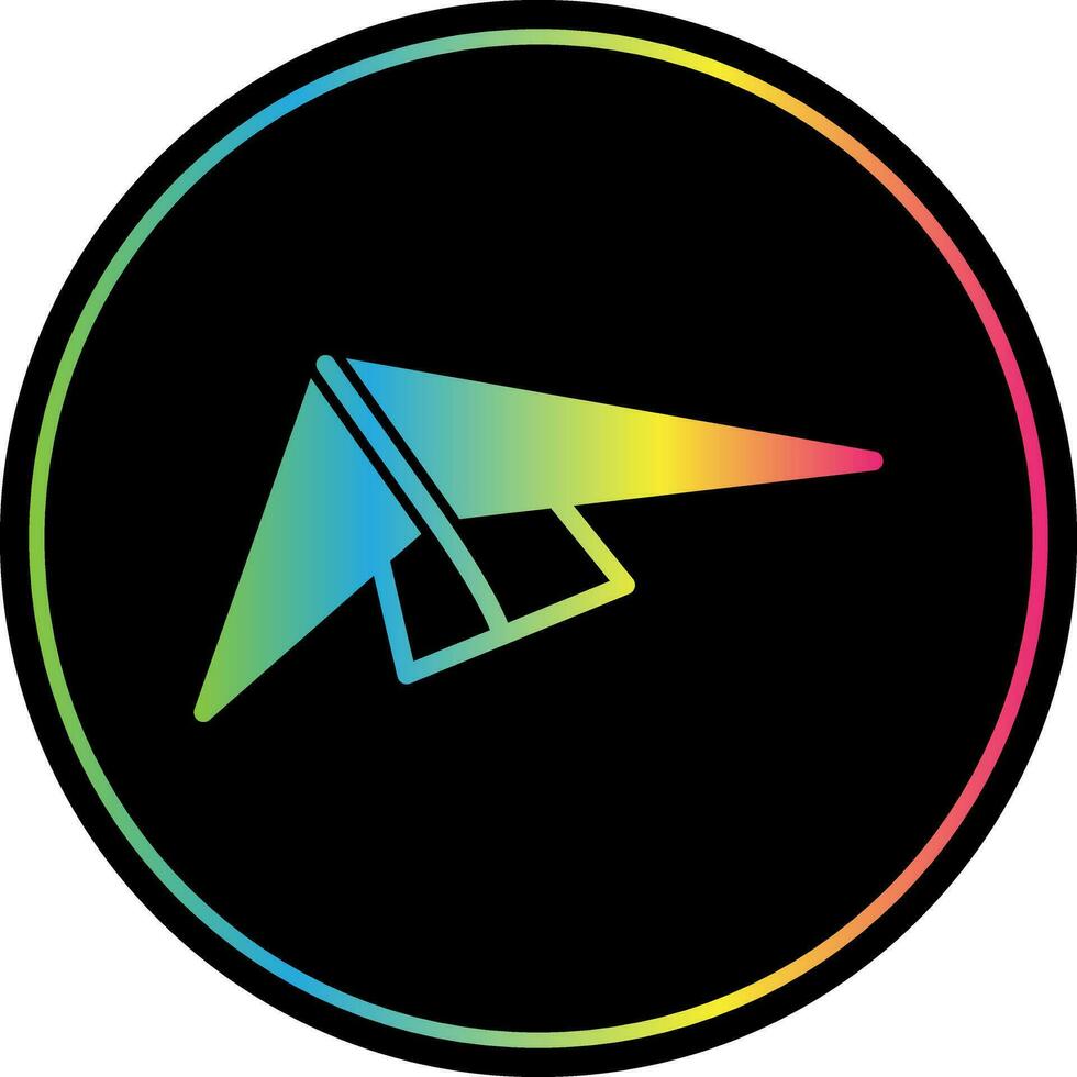 Hang gliding Vector Icon Design