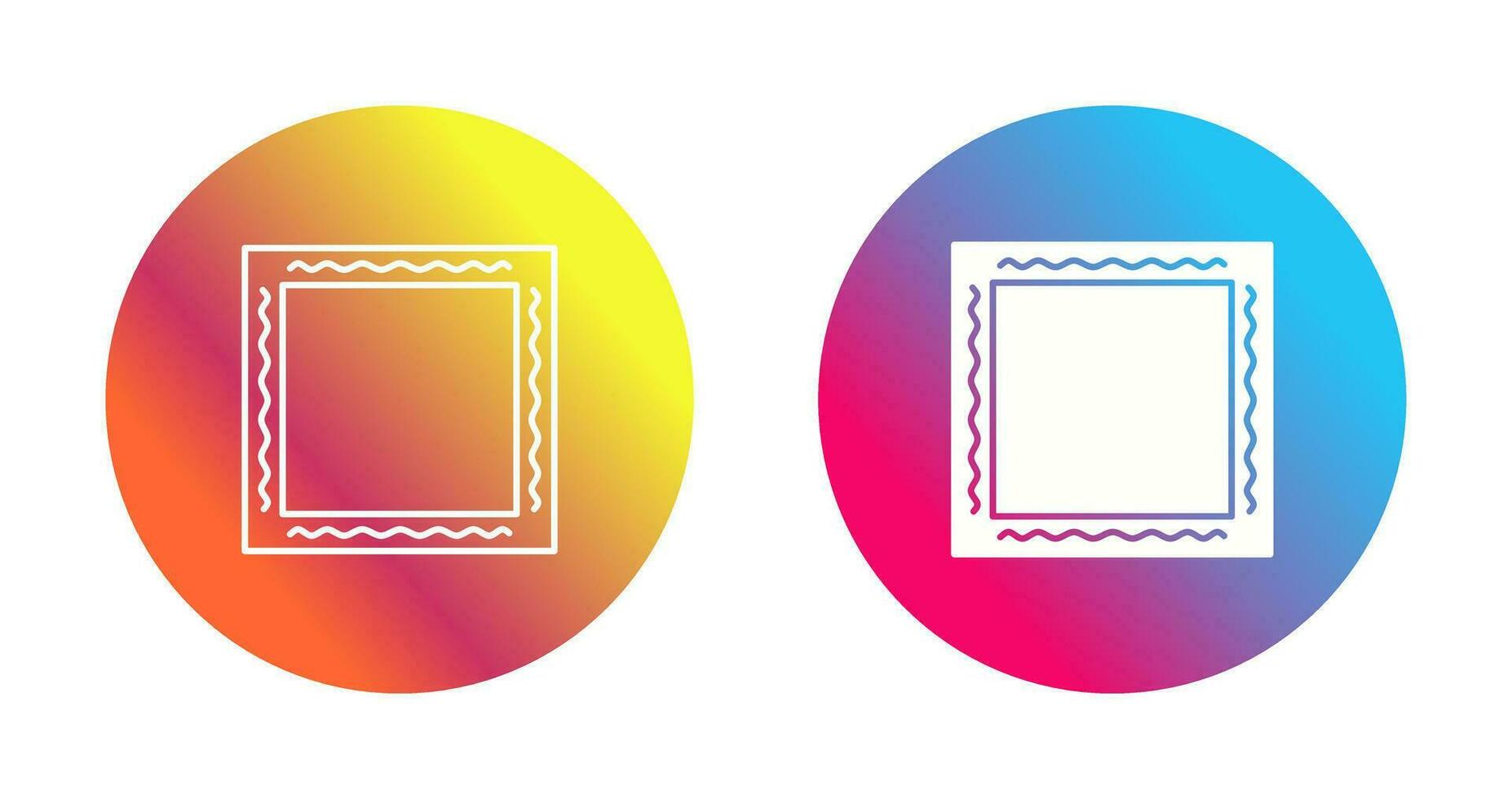 Unique Frame Vector Icon