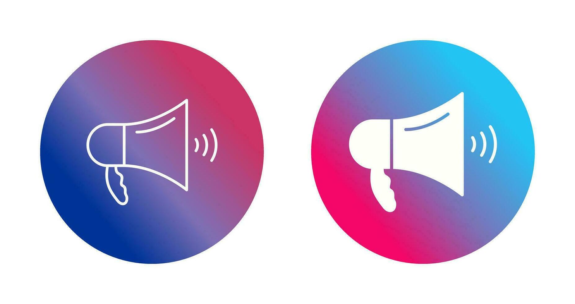 Unique Megaphone Vector Icon