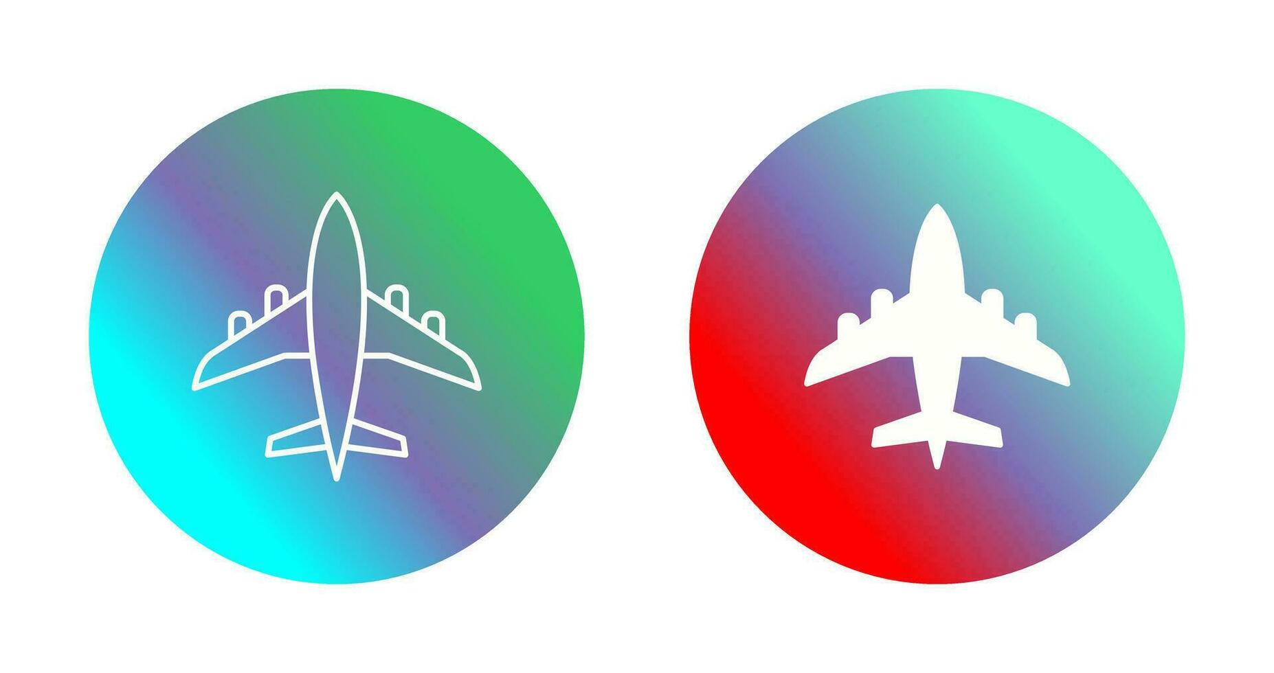 icono de vector de avión