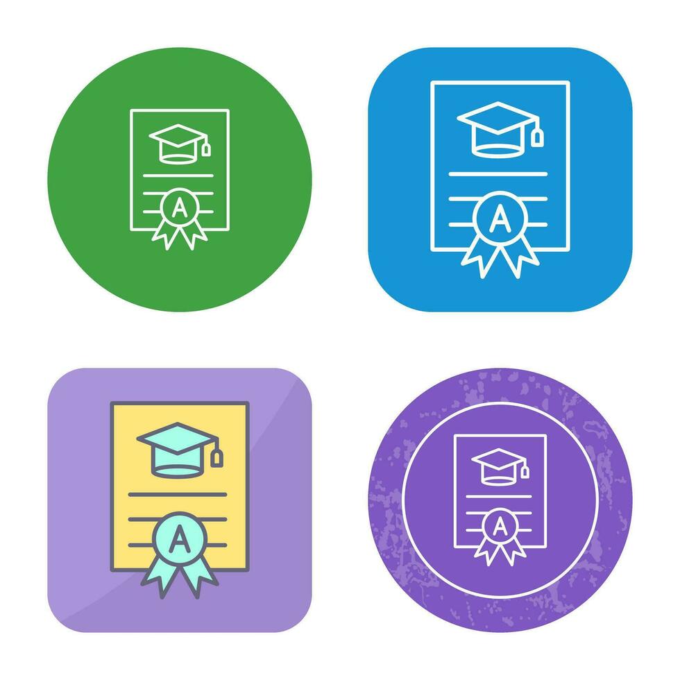 Report Card Vector Icon