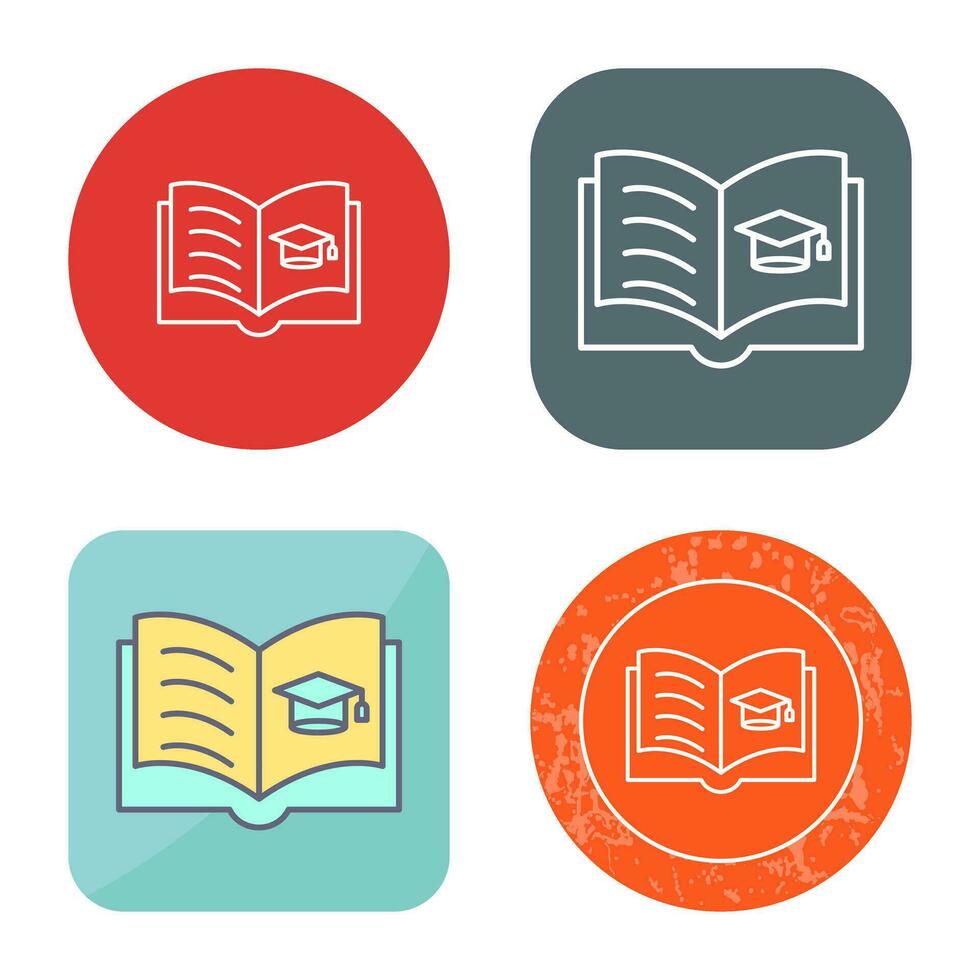 Open Book Vector Icon