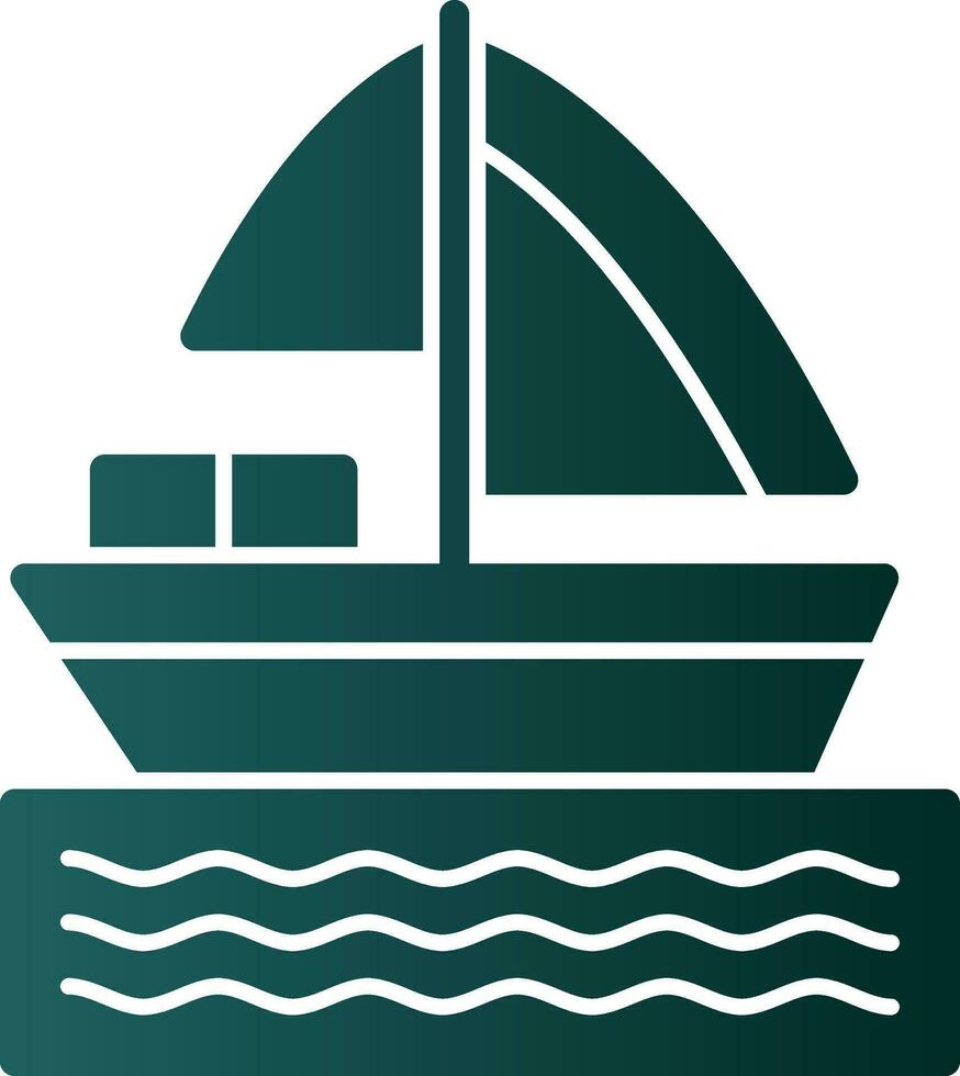 diseño de icono de vector de barco