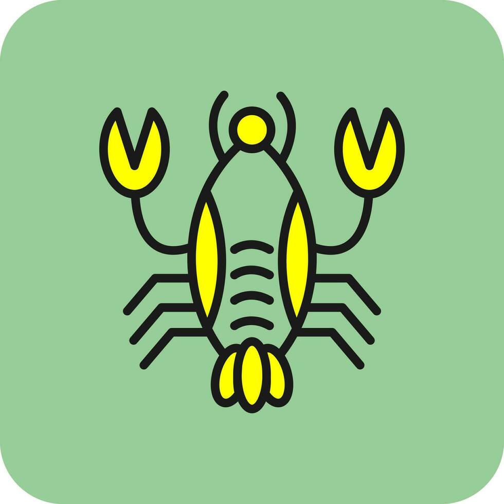 Lobster Vector Icon Design