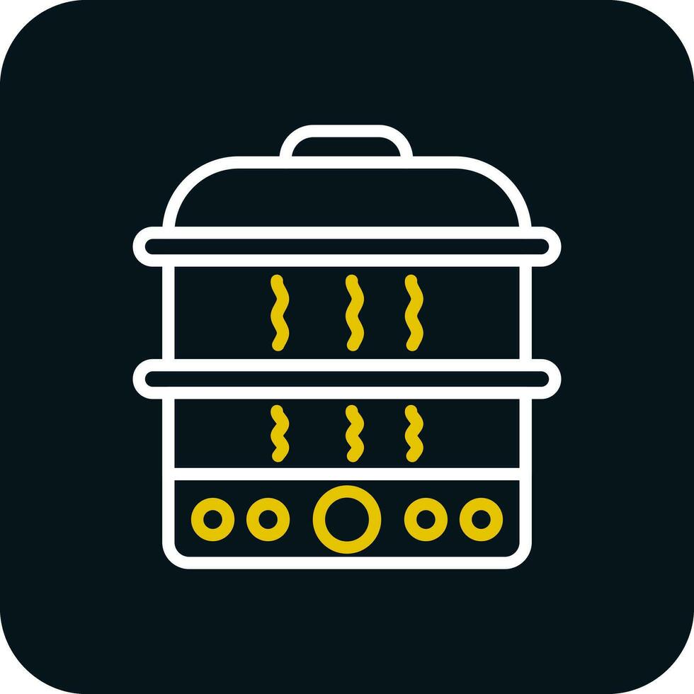 Steamer Vector Icon Design