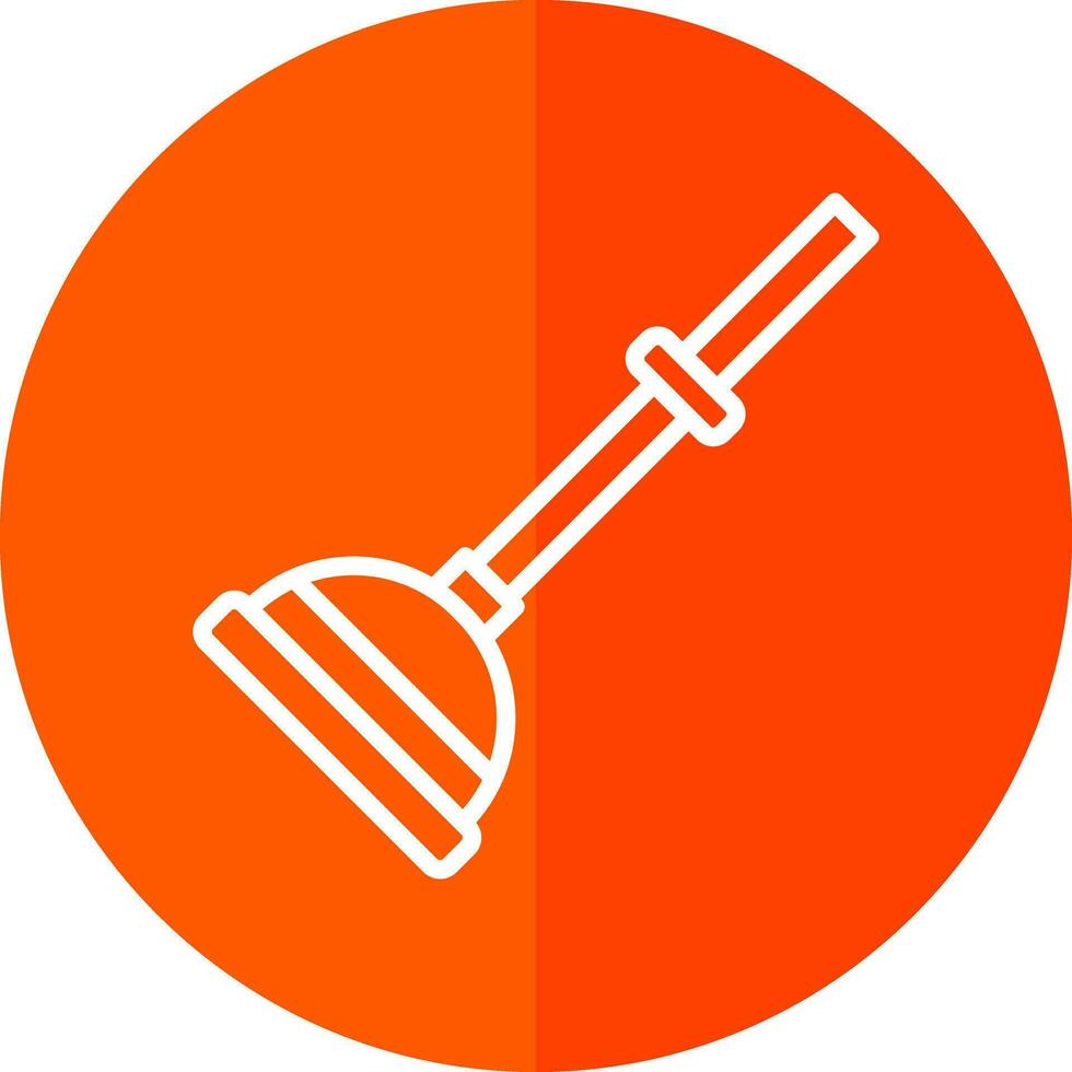 Plunger Vector Icon Design