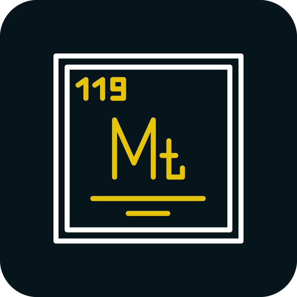 Meitnerium Vector Icon Design