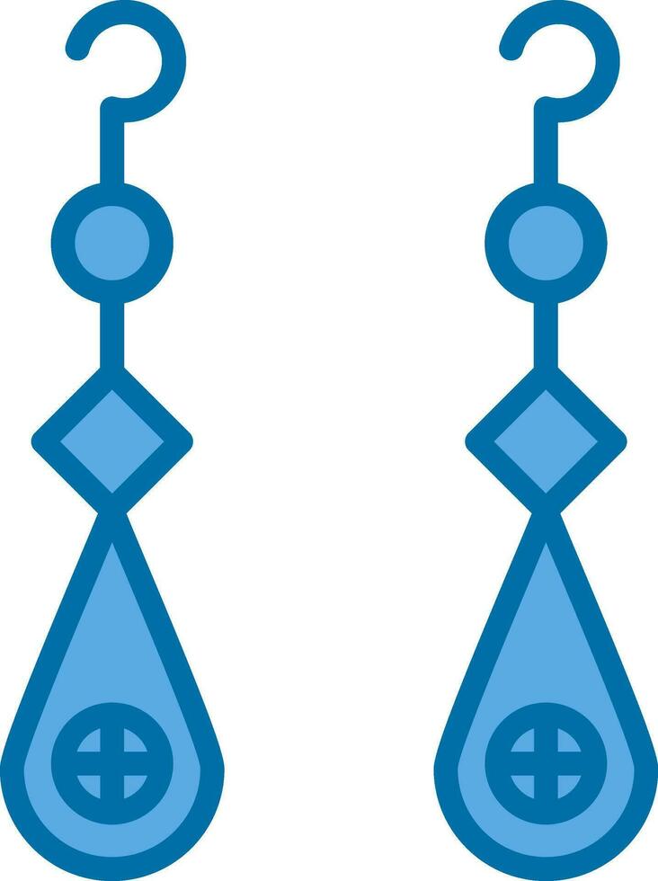 Earrings Vector Icon Design
