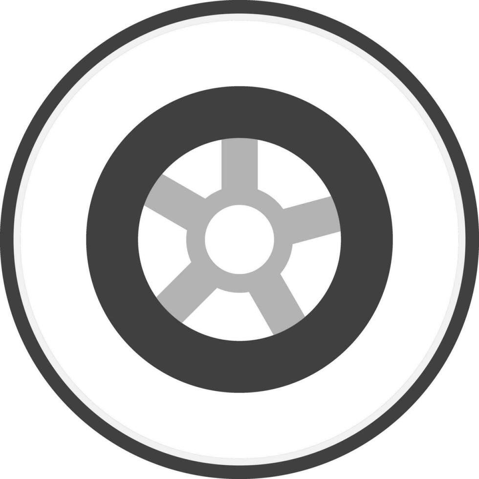 Wheel Vector Icon Design