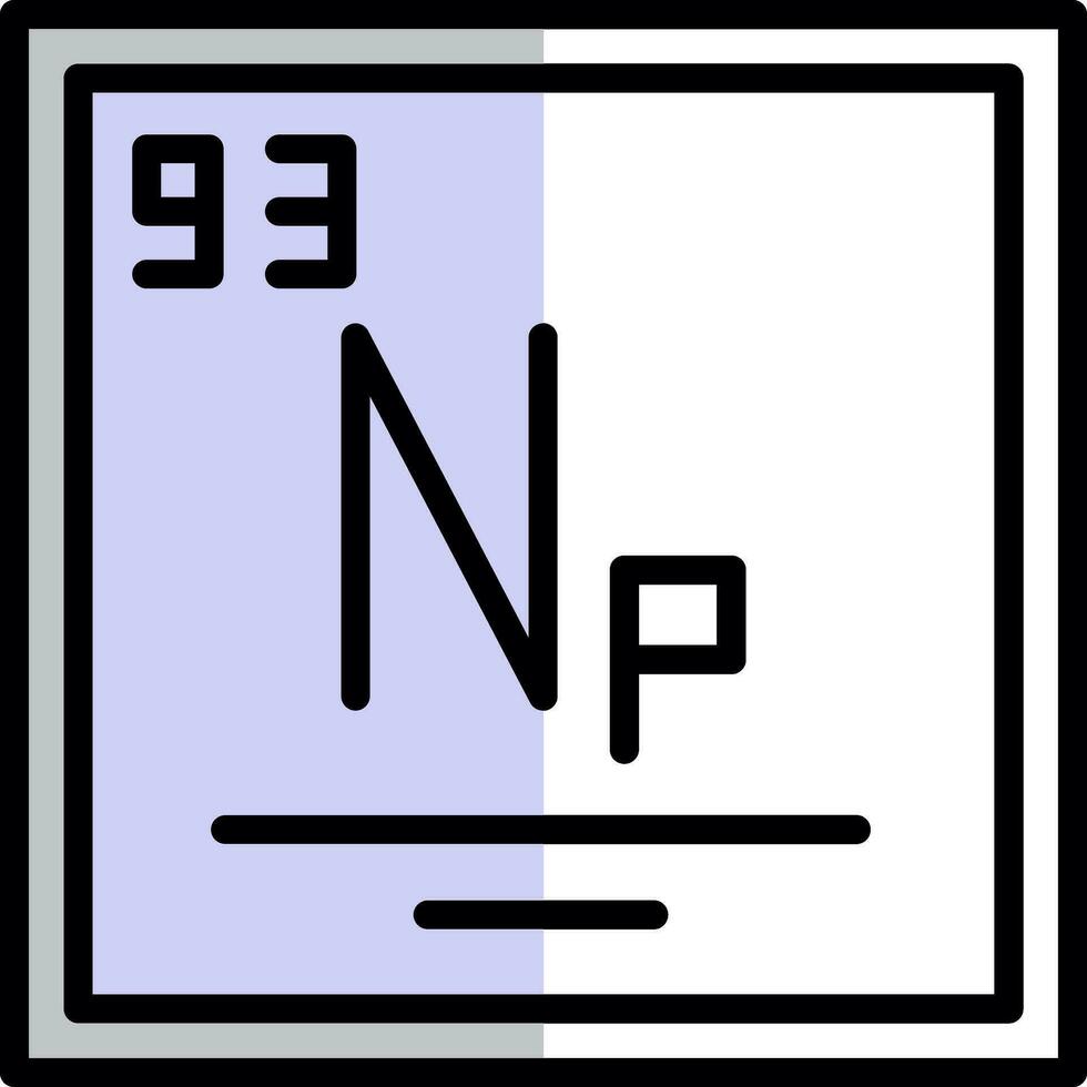 Neptunium Vector Icon Design