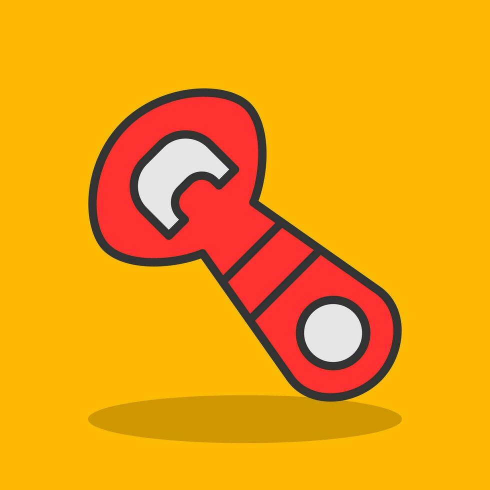 Bottle opener Vector Icon Design