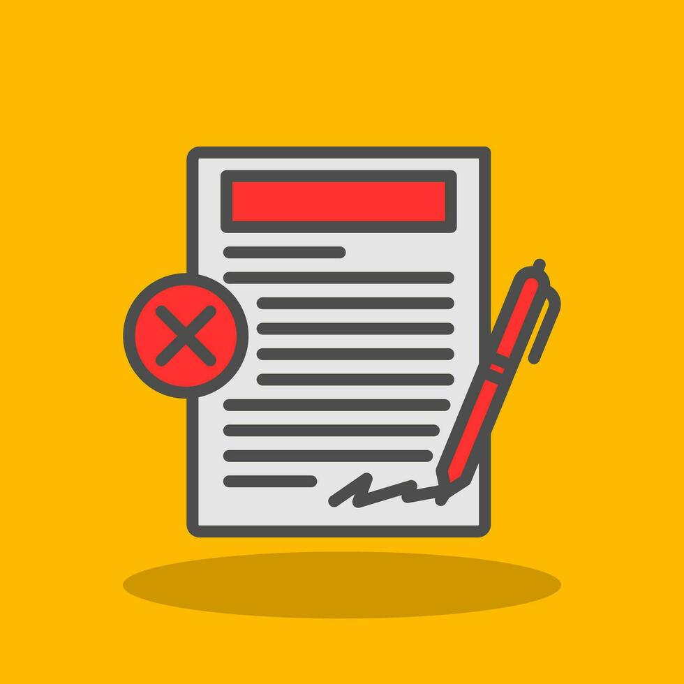 Disagreement Vector Icon Design