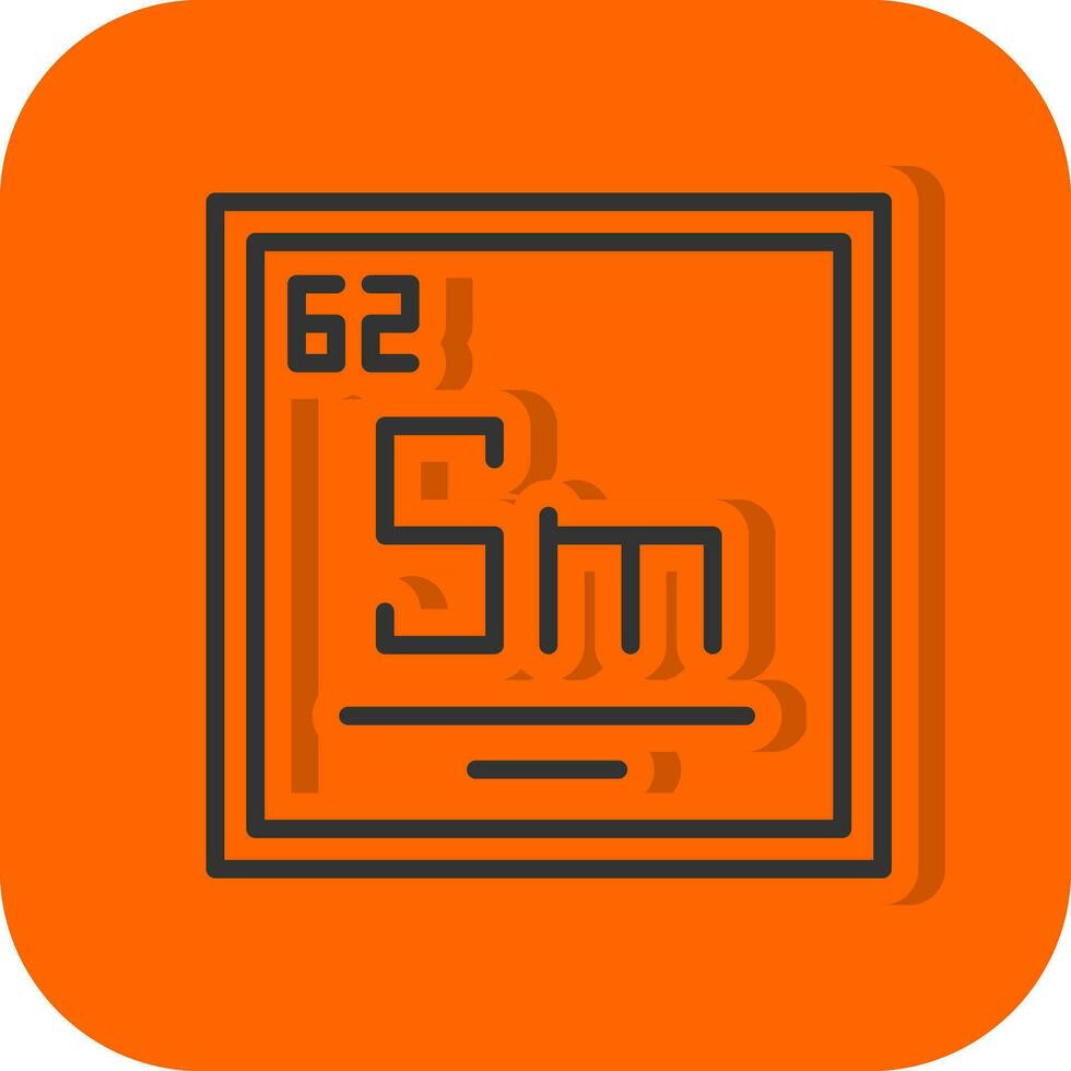 Samarium Vector Icon Design