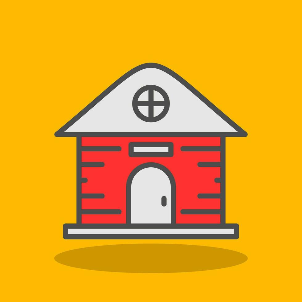 Hut Vector Icon Design