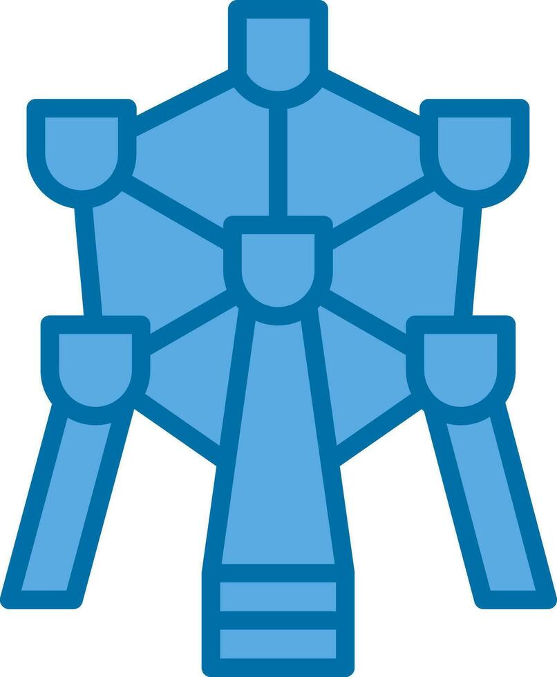 Atomium Vector Icon Design