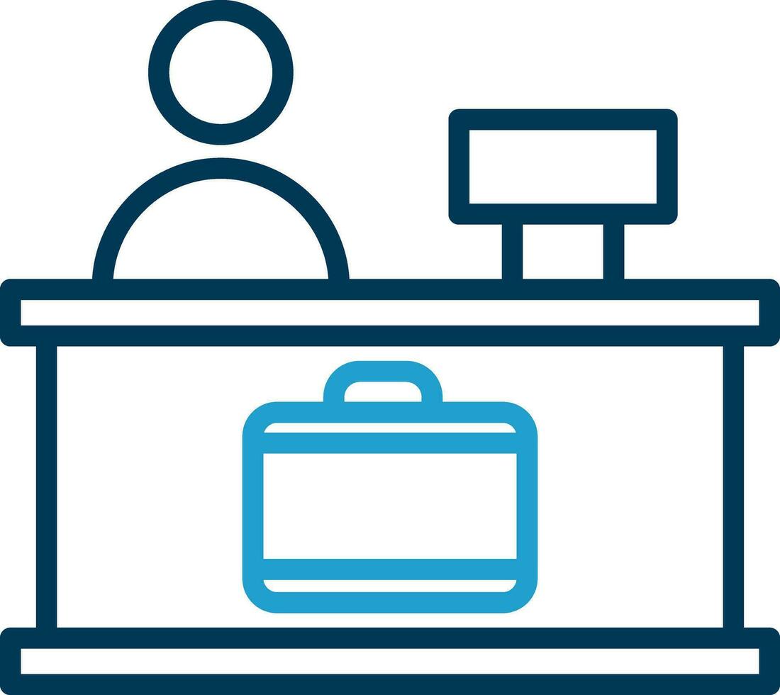 Check-in Vector Icon Design