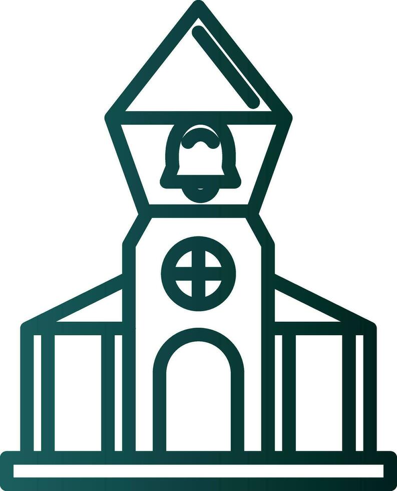 campanario vector icono diseño