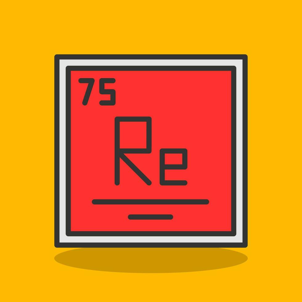 Rhenium Vector Icon Design